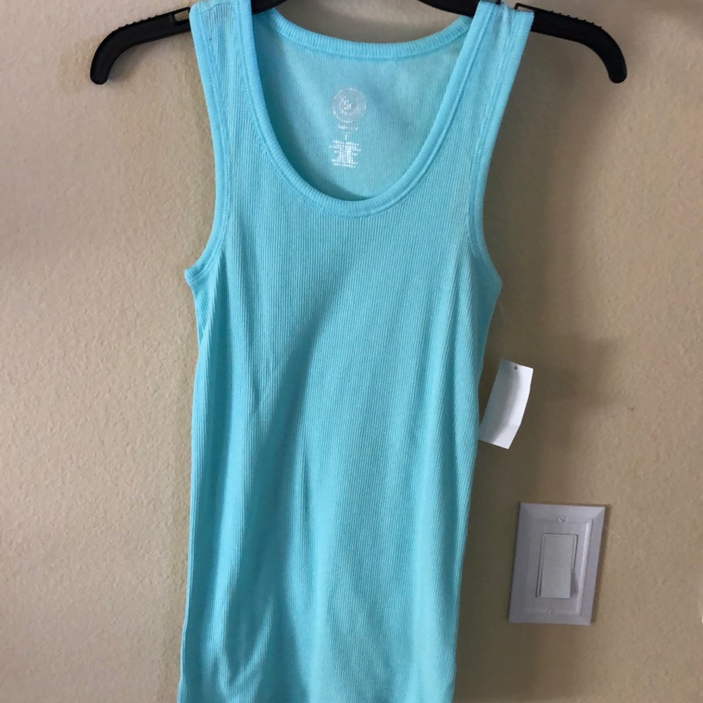 Teal tank top